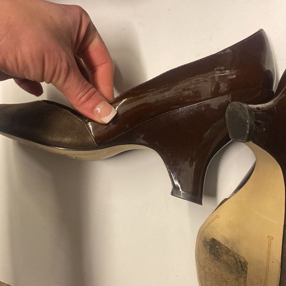 Franco Sarto Brown gorgeous wedge heels - Picture 6 of 8